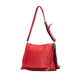 プラダ エティケットバッグ ワンショルダーバッグ 1BD085 レッド レザー レディース PRADA 【中古】
